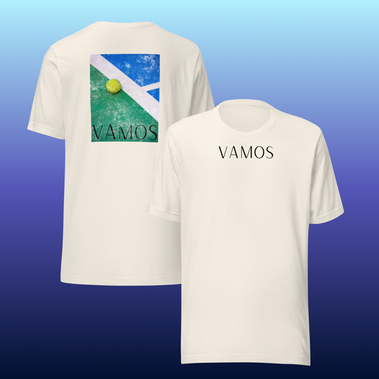 VAMOS Padel Graphic T-Shirt - Premium Katoen - Unisex