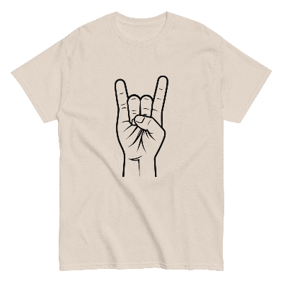 T-shirt Rockhand zwart