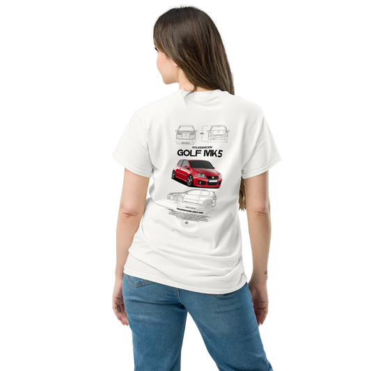 T-shirt - VW Golf MK5 red