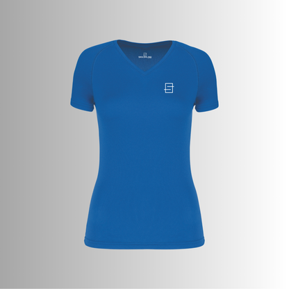 Padel t-shirt dames v-hals