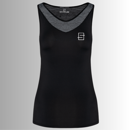 Padel top - dames - tweekleurig