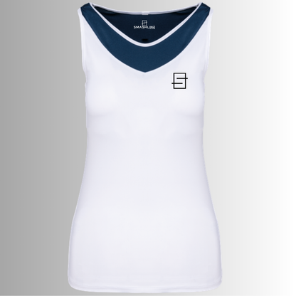 Padel top - dames - tweekleurig