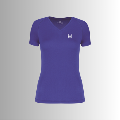 Padel t-shirt dames v-hals
