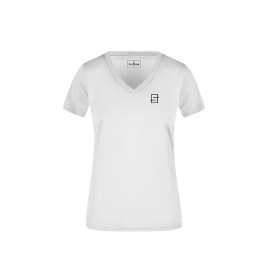 Padel t-shirt dames v-hals