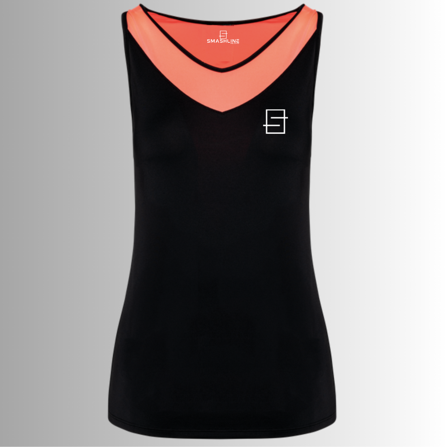 Padel top - dames - tweekleurig