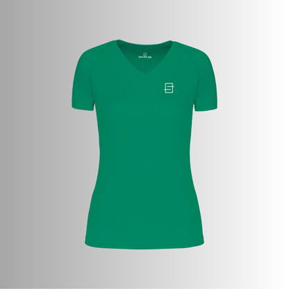 Padel t-shirt dames v-hals