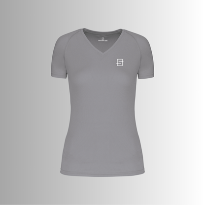 Padel t-shirt dames v-hals