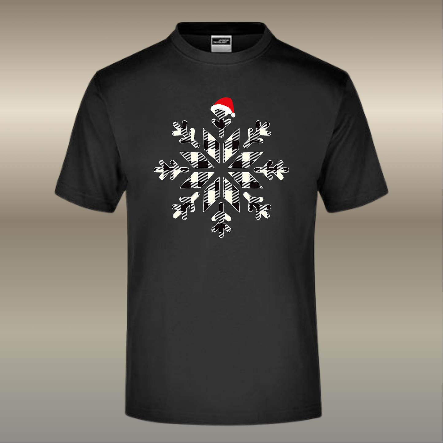 T-shirt sneeuwvlok kerst