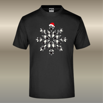 T-shirt sneeuwvlok kerst