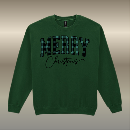 Sweater Merry Christmas groen