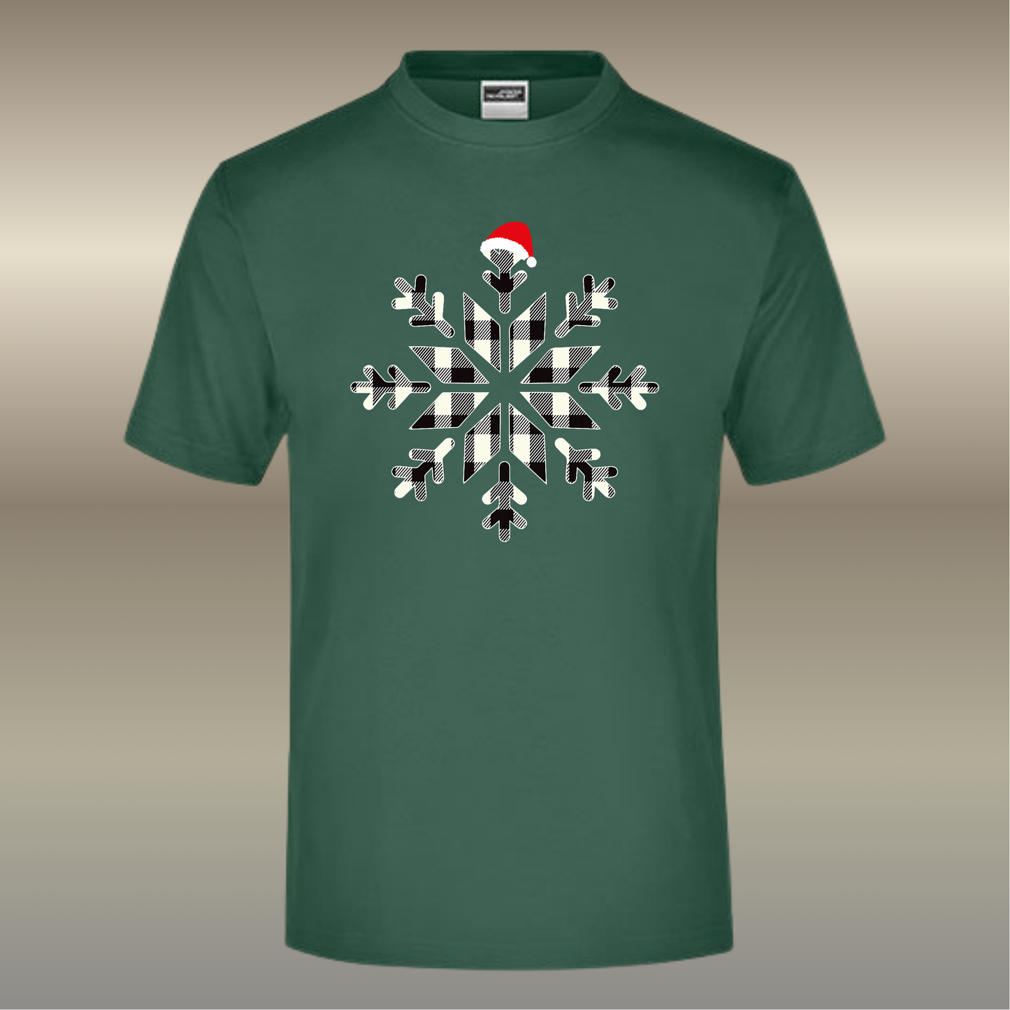 T-shirt sneeuwvlok kerst