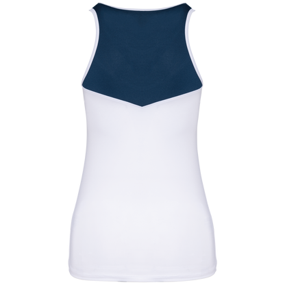 Padel top - dames - tweekleurig