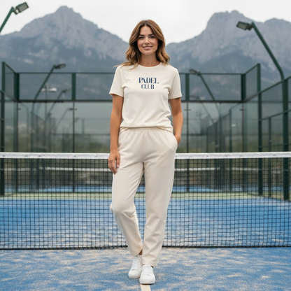 Padel Club Vintage T-Shirt - Unisex - Vintage Weiß