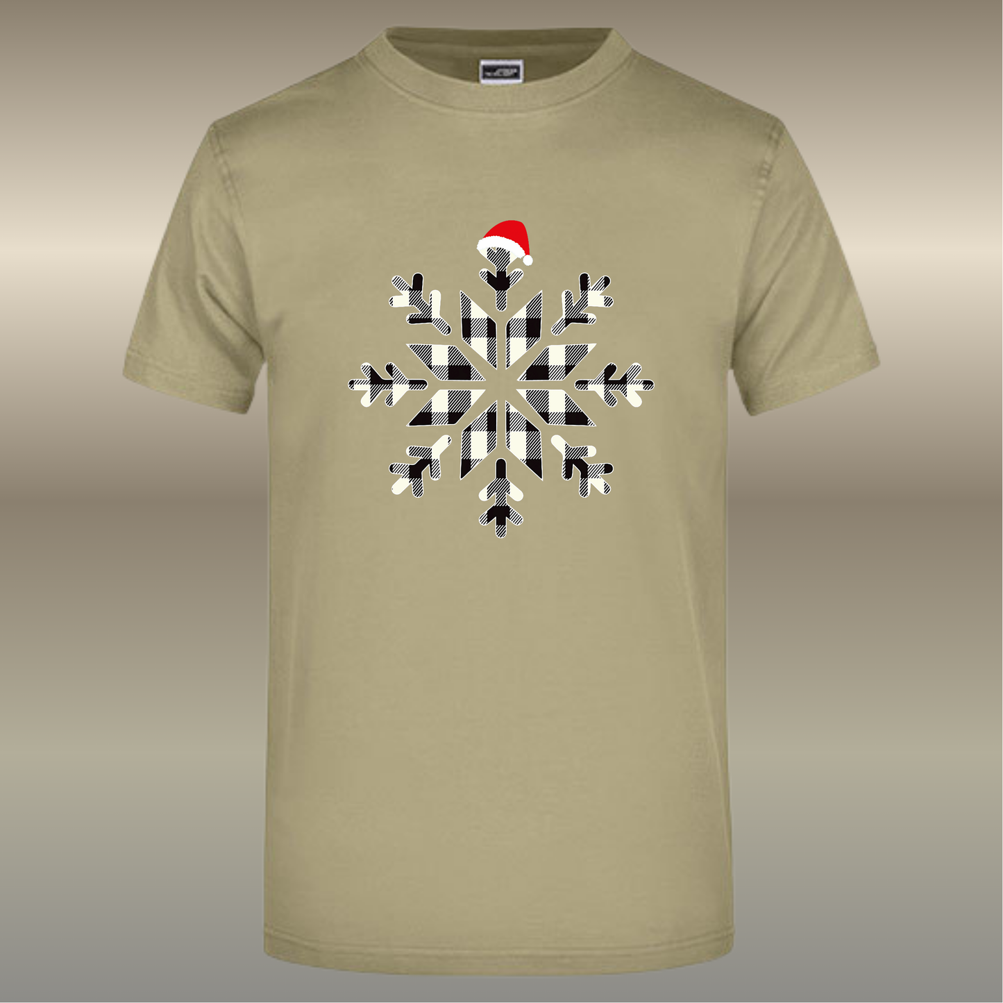 T-shirt sneeuwvlok kerst