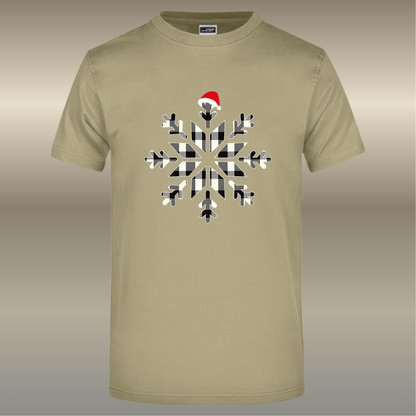 T-shirt sneeuwvlok kerst