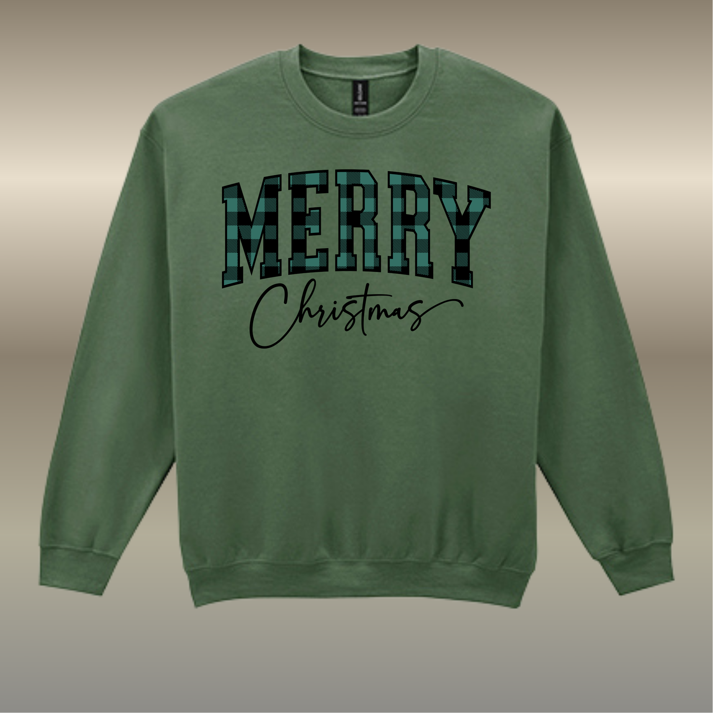 Sweater Merry Christmas groen