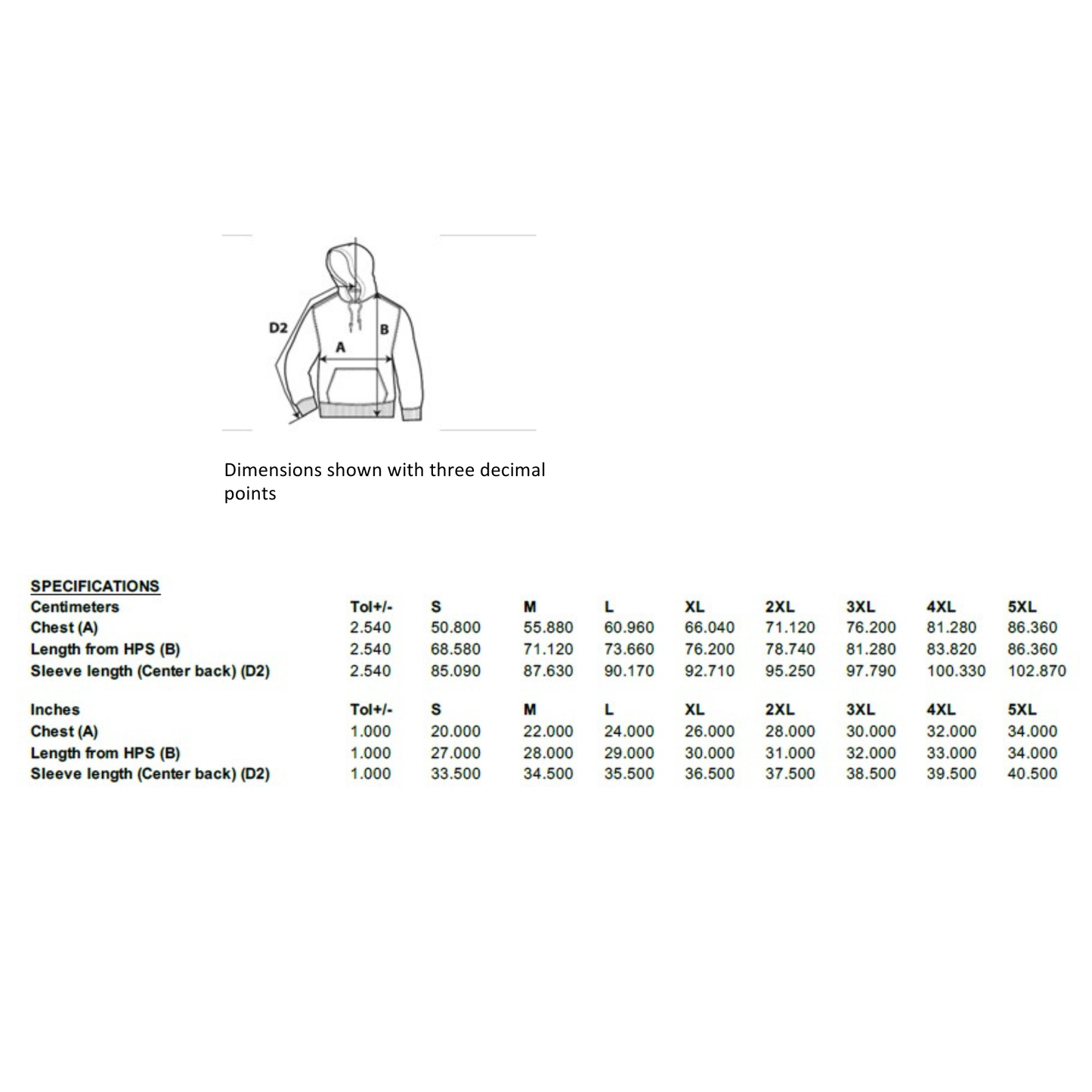 Padel hoodie - Vamos - opdruk wit - S-M-L-XL