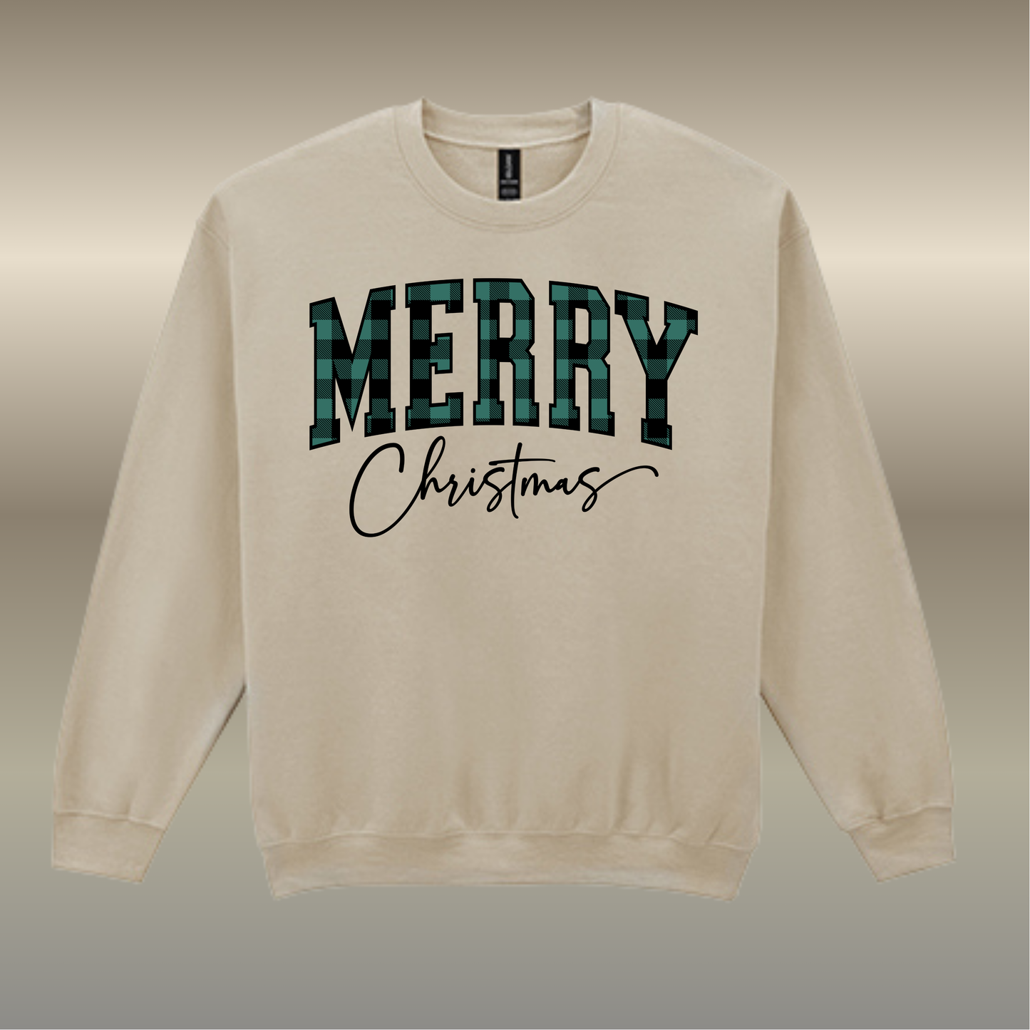 Sweater Merry Christmas groen