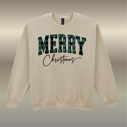 Sweater Merry Christmas groen
