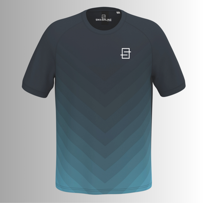 padel t-shirt navy blue smashline greadiance-design