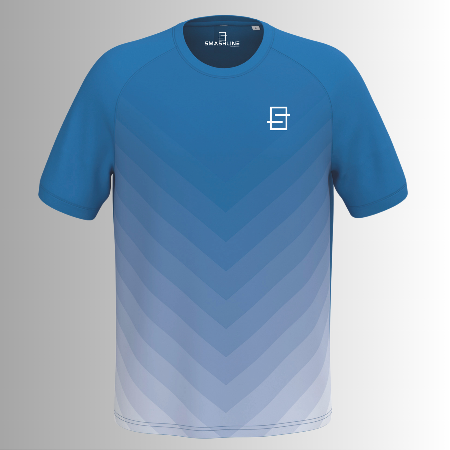 padel t-shirt royal blue smashline greadiance-design