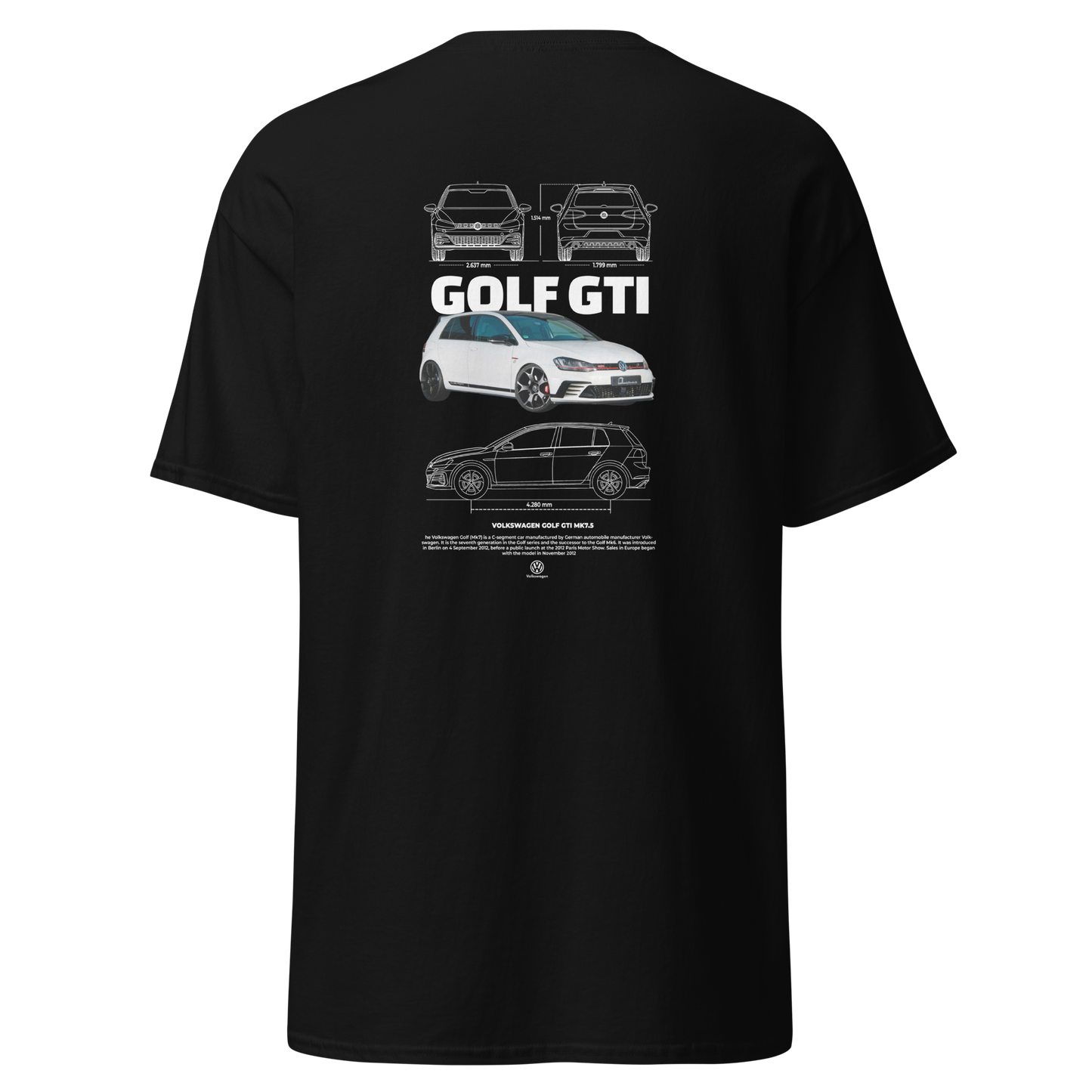 T-shirt - VW Golf GTI MK 7.5