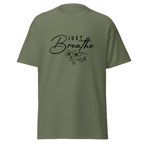 T-shirt "just breathe"