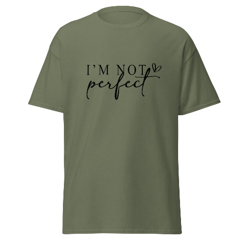 T-shirt "I'm not perfect"