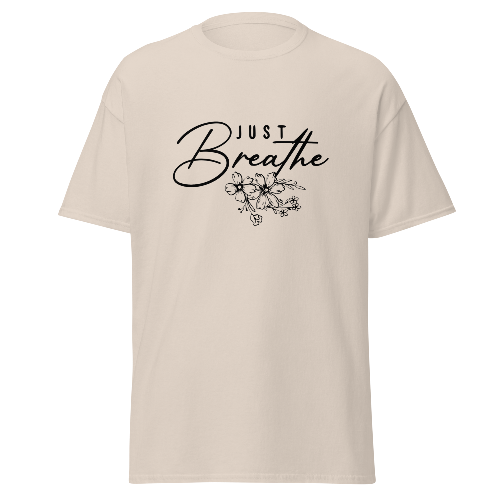 T-shirt "just breathe"