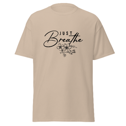 T-shirt "just breathe"
