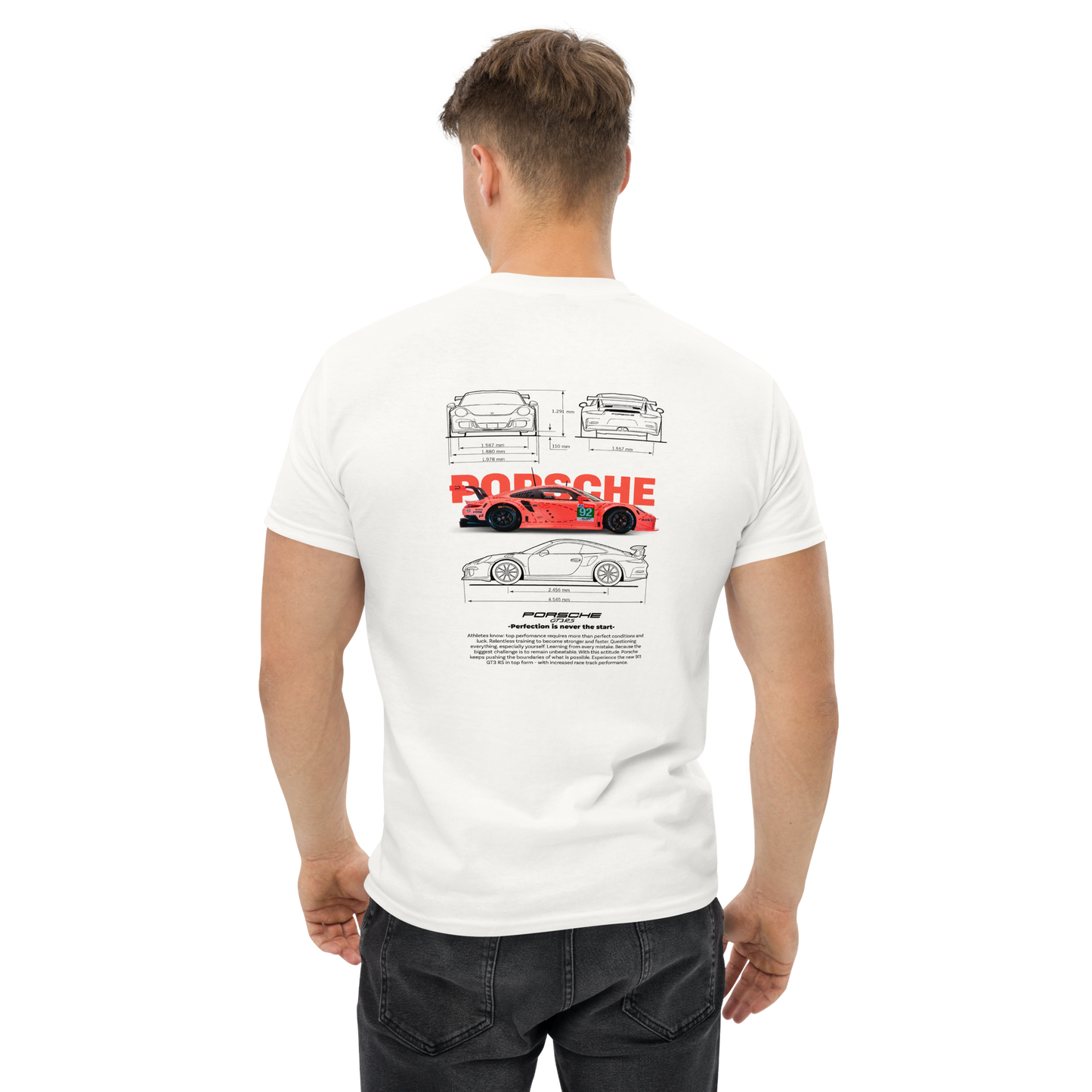 T-shirt - Porsche 911 GT3 RS red