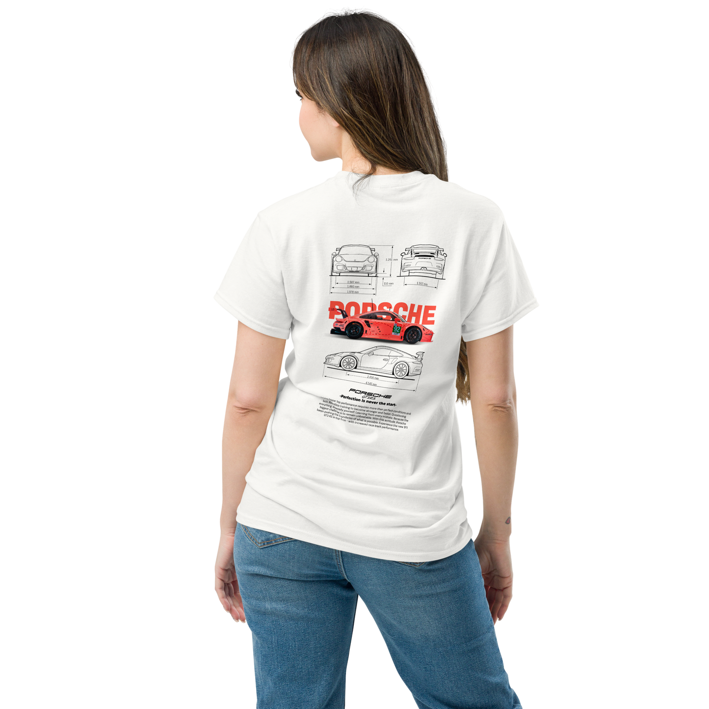 T-shirt - Porsche 911 GT3 RS red