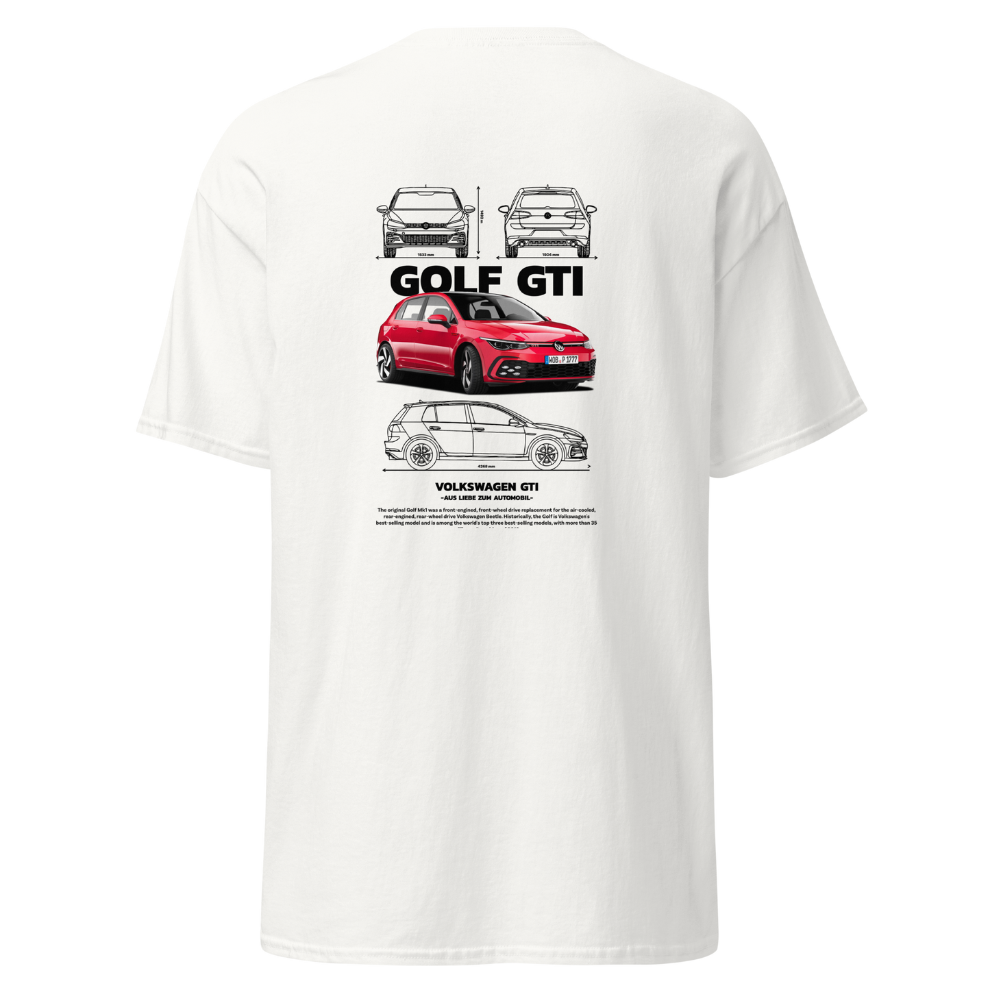 T-shirt - VW Golf GTI red