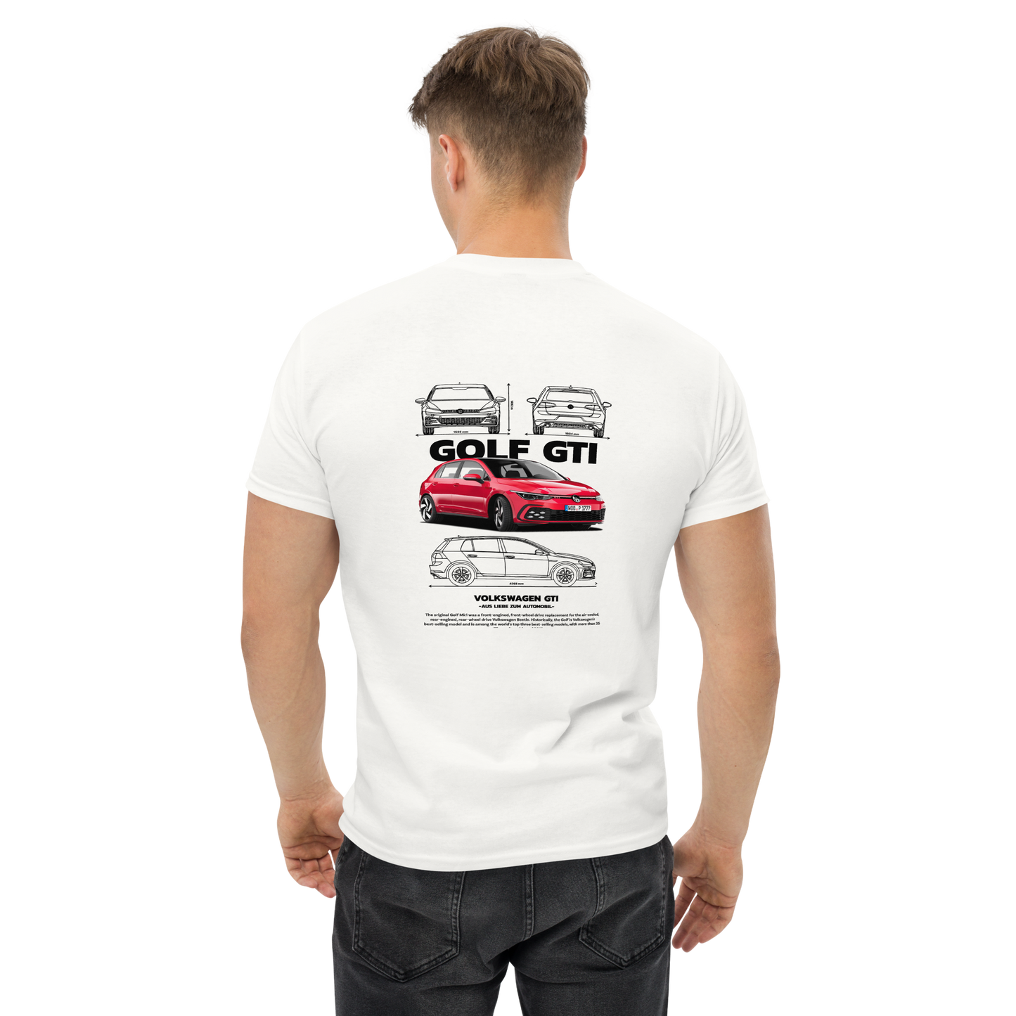 T-shirt - VW Golf GTI red