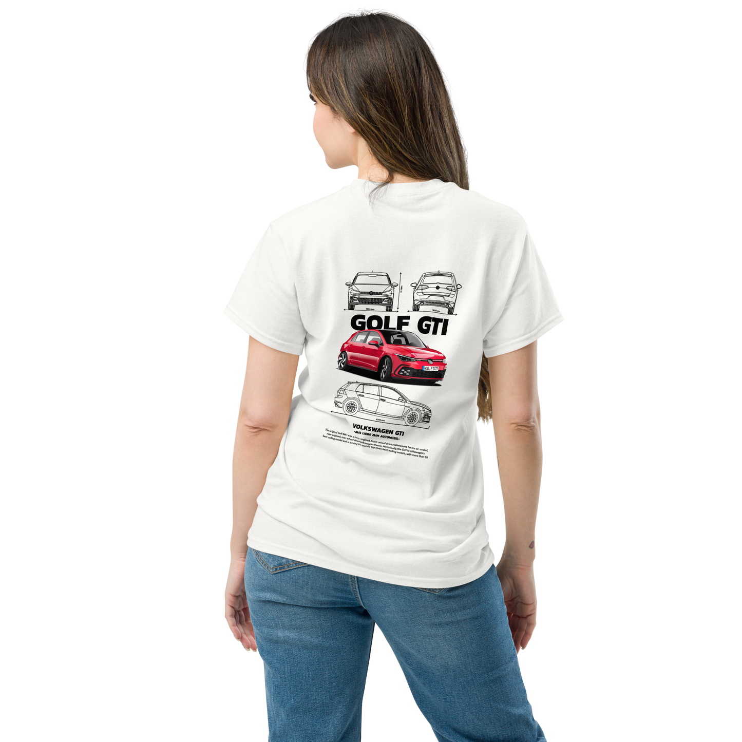 T-shirt - VW Golf GTI red