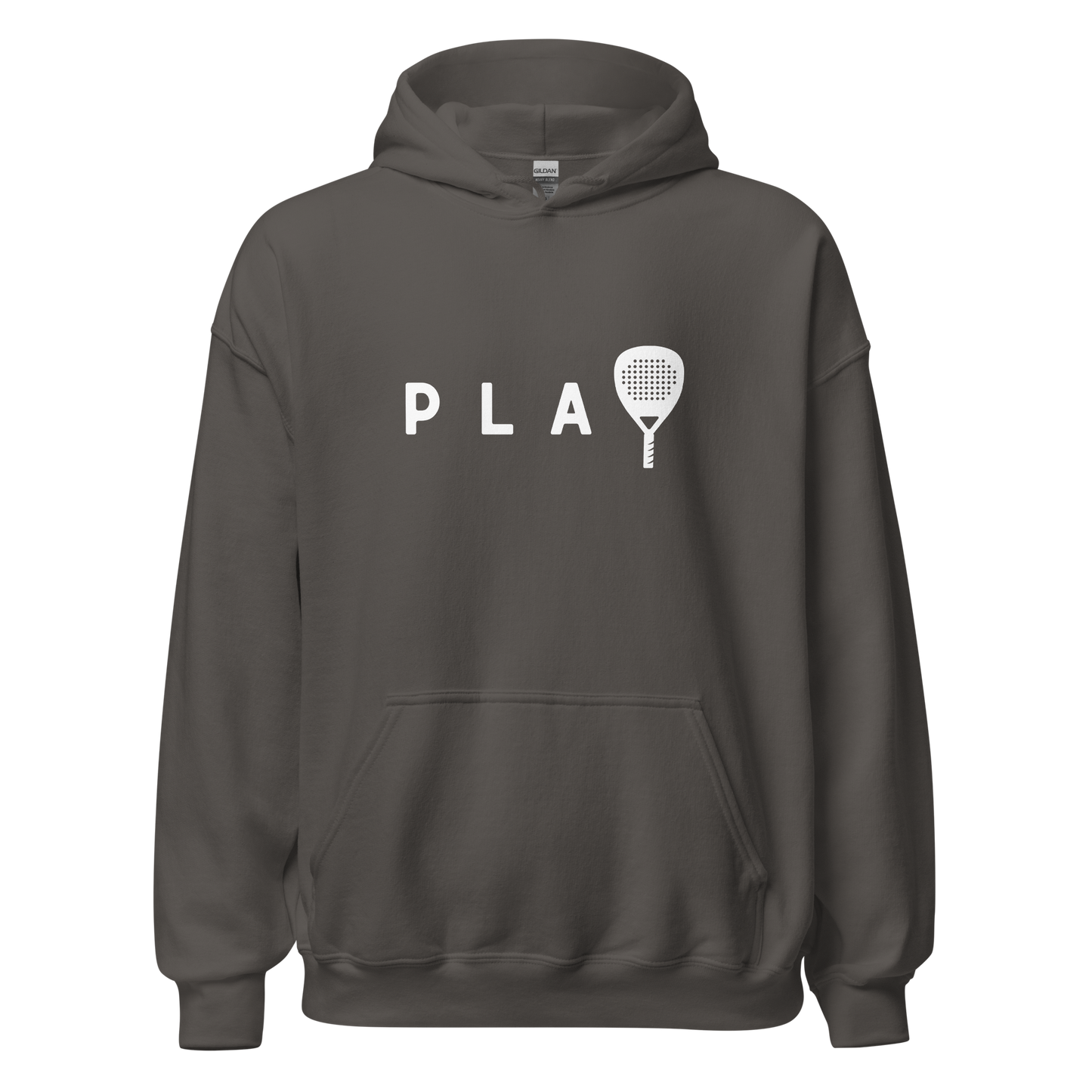 Padel hoodie - PLAY - opdruk wit - 2XL-3XL