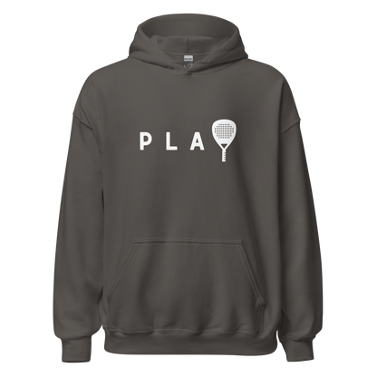 Padel hoodie - PLAY - opdruk wit - 2XL-3XL