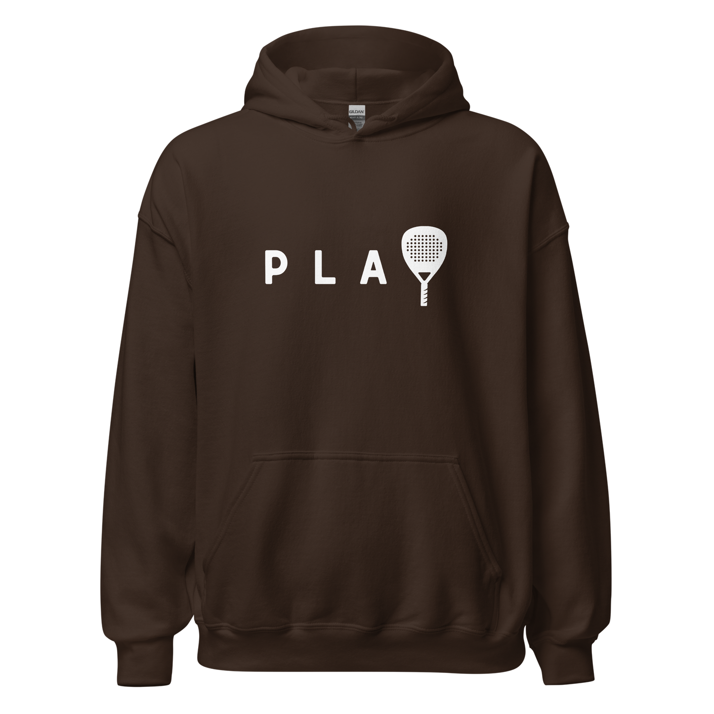 Padel hoodie - PLAY - opdruk wit - 2XL-3XL