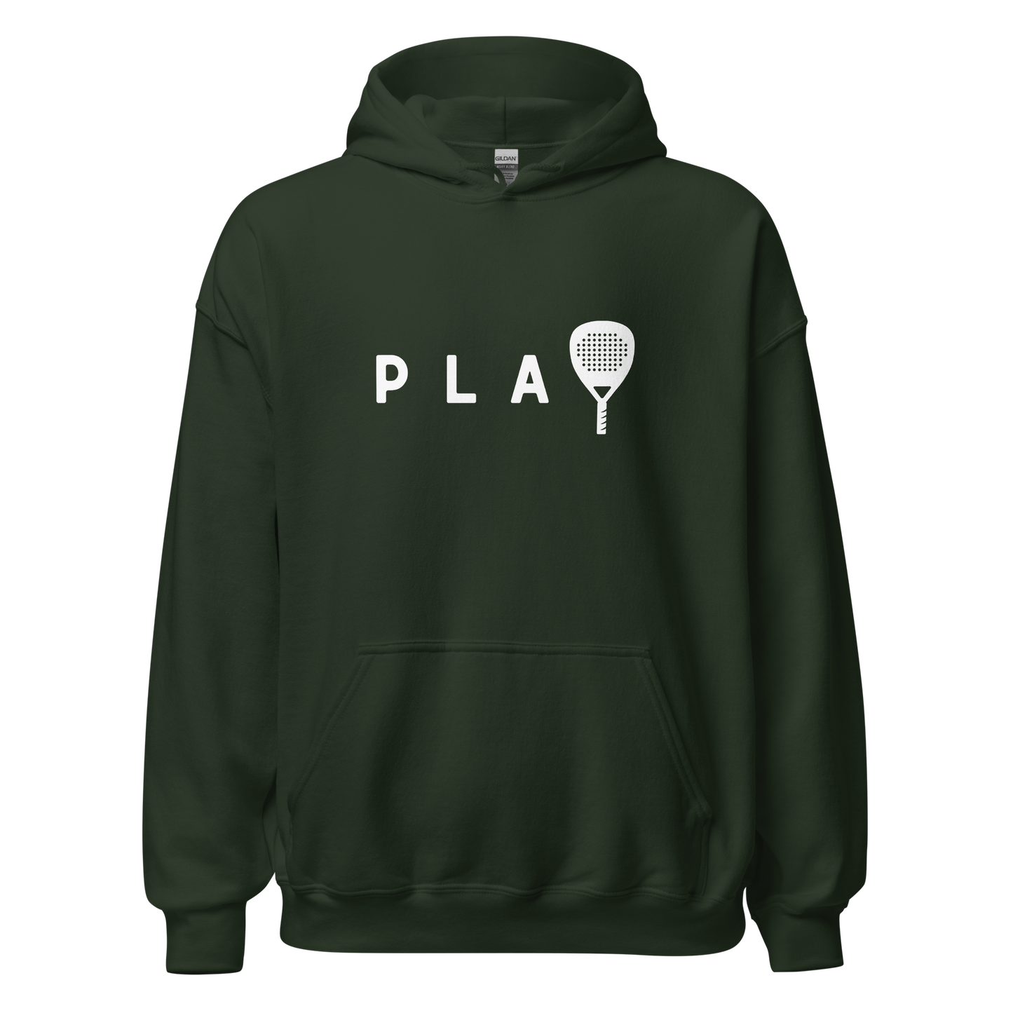 Padel hoodie - PLAY - opdruk wit - 2XL-3XL