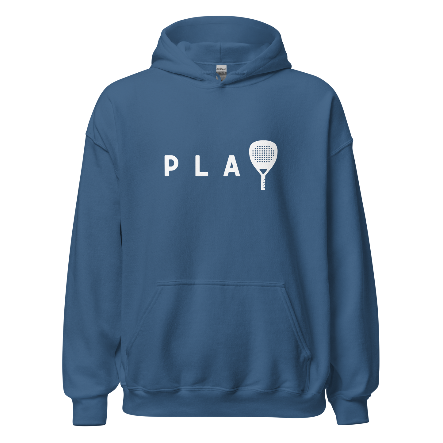 Padel hoodie - PLAY - opdruk wit - 2XL-3XL