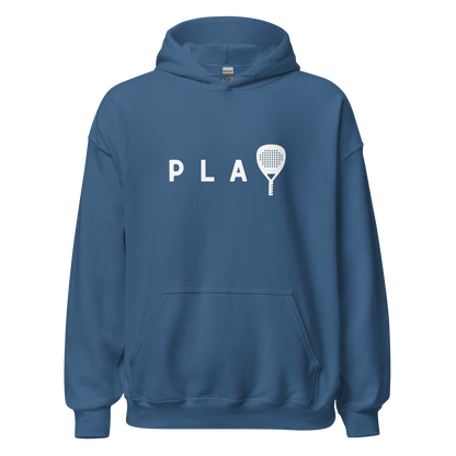 Padel hoodie - PLAY - opdruk wit - 2XL-3XL