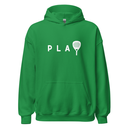 Padel hoodie - PLAY - opdruk wit - 2XL-3XL