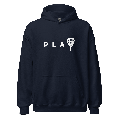 Padel hoodie - PLAY - opdruk wit - 2XL-3XL