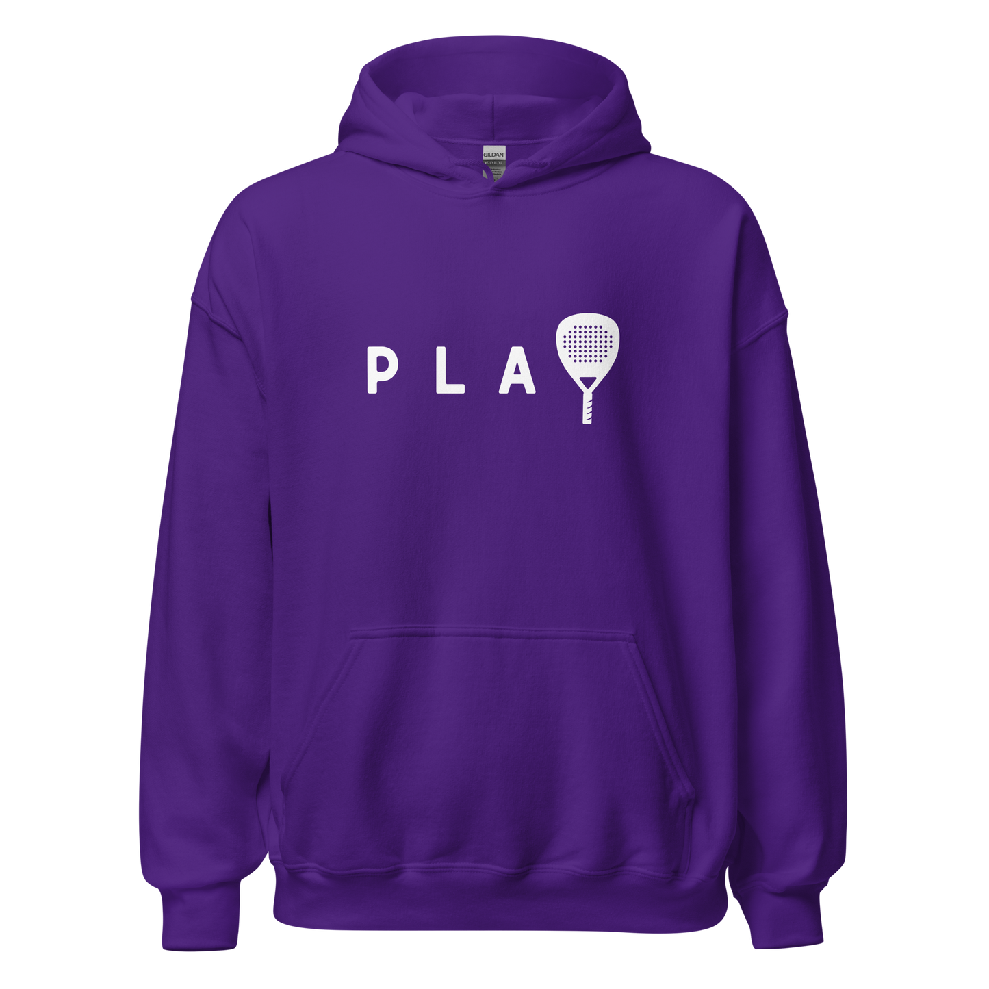 Padel hoodie - PLAY - opdruk wit - 2XL-3XL