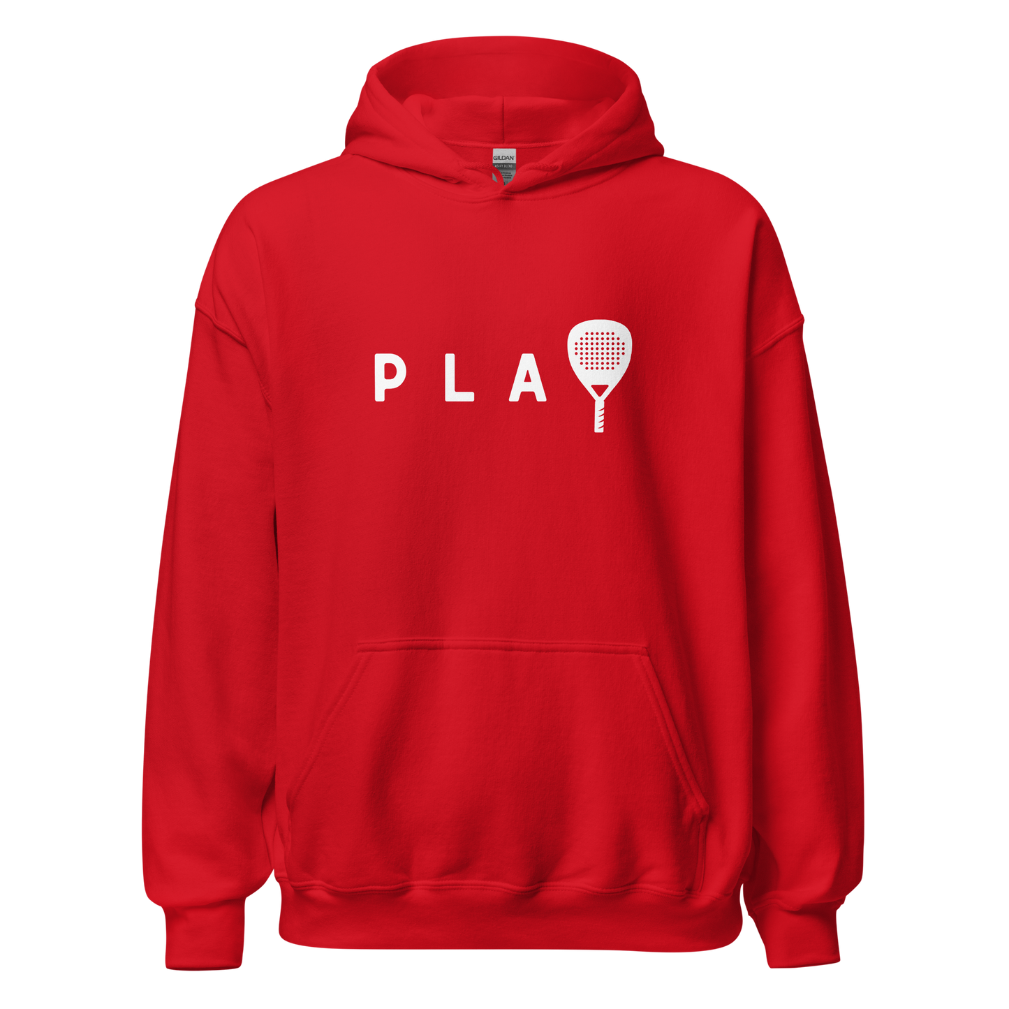 Padel hoodie - PLAY - opdruk wit - 2XL-3XL